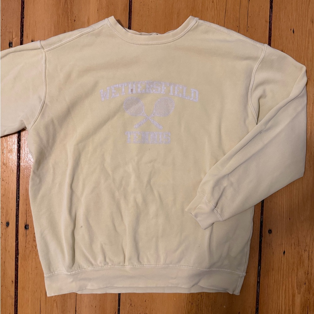 Comfort Colors Cream Tennis Sweatshirt